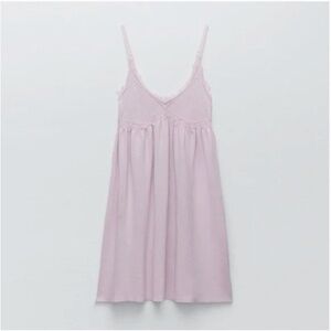 NWT Stretchy Lavender Lace Zara Dress